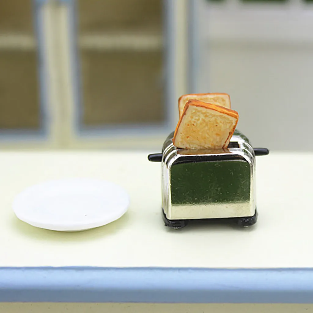 1:12 /1:6 Dollhouse Miniature Scene Model Bread Machine Pretend Play Toy Doll House Accessories Puerta Raton Perez Poppenhuis |