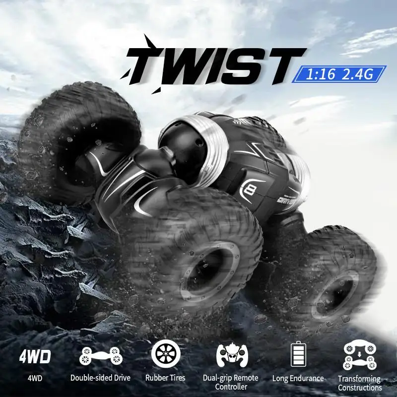 

ZITY Q70 1:16 2.4GHz 4WD Desert Off Road High Speed Climbing Radio Control Remote Control Vehicle Model RC Car Toys for Boys
