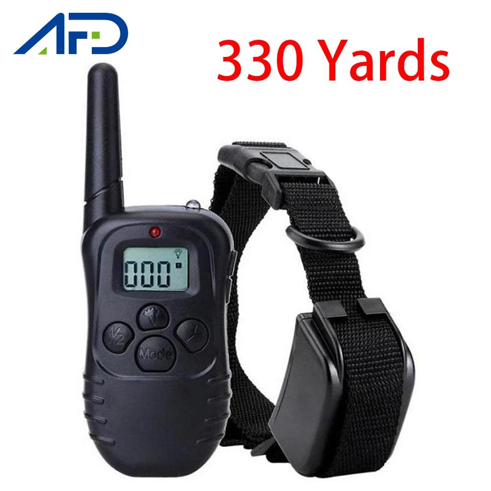 Ошейник для дрессировки собак с вибрацией Удаленный ЖК дисплеем ошейник