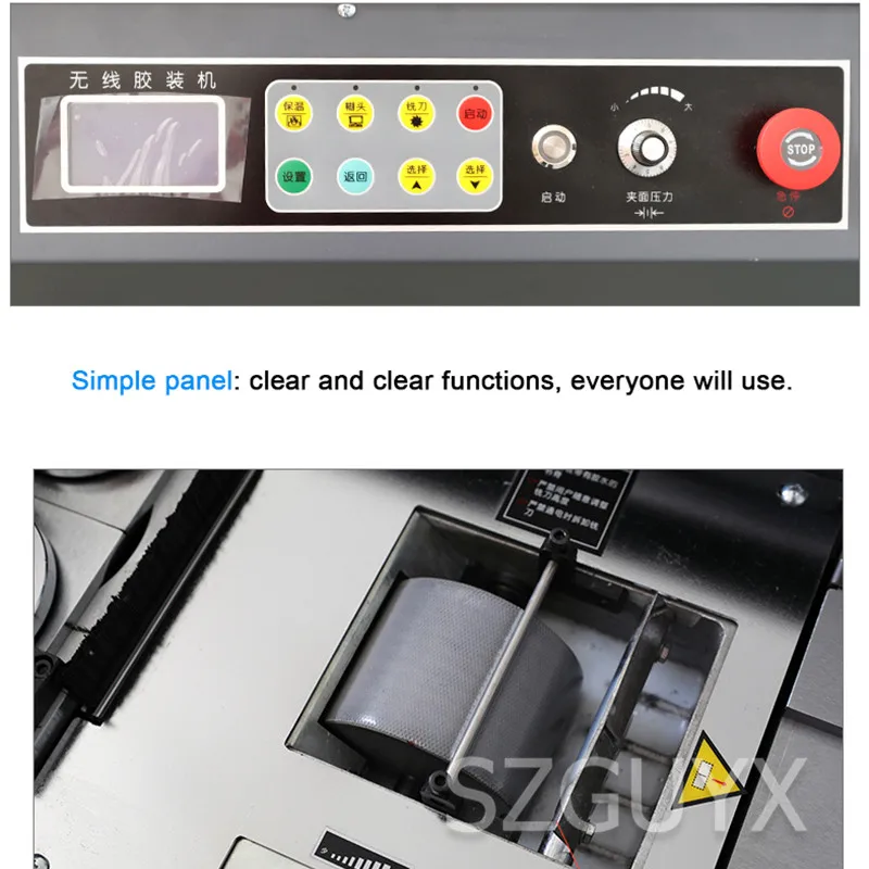 

Vertical intelligent automatic large-scale plastic loading machine Wireless Hot Melt Binding Machine Graphic equipment