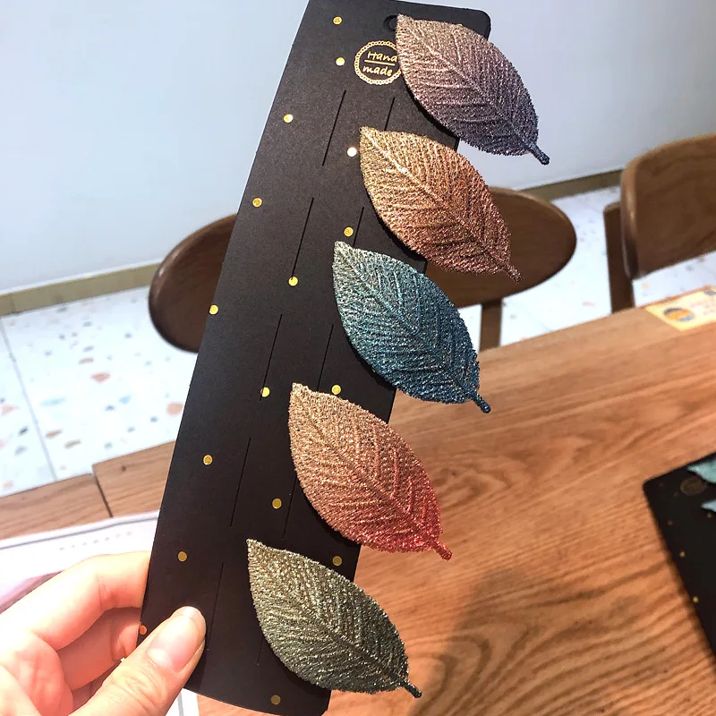 1 шт. Новый градиентный боковой зажим челка сверху для волос из ткани заколка