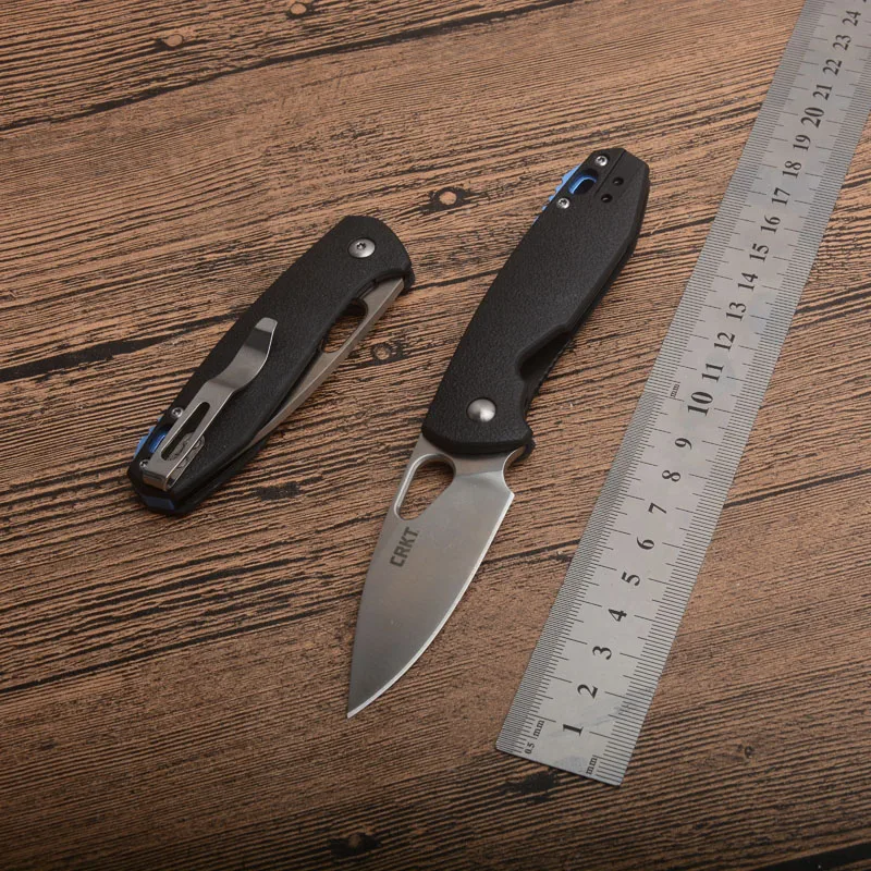 

New Arrival folding pocket outdoor knife 8CR13 blade wave fiber handle camping hunting Tactical Survival Utility knives EDC tool