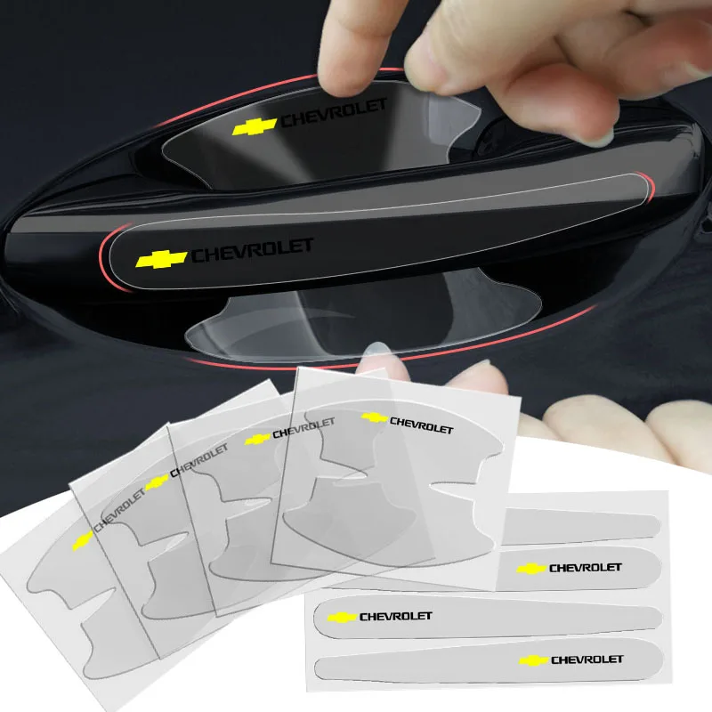 

Car Transparent Handle Door Bowl Protection Film Sticker for Chevrolet Colorado Cruze Spark Captiva Malibu Trax Aveo Accessories