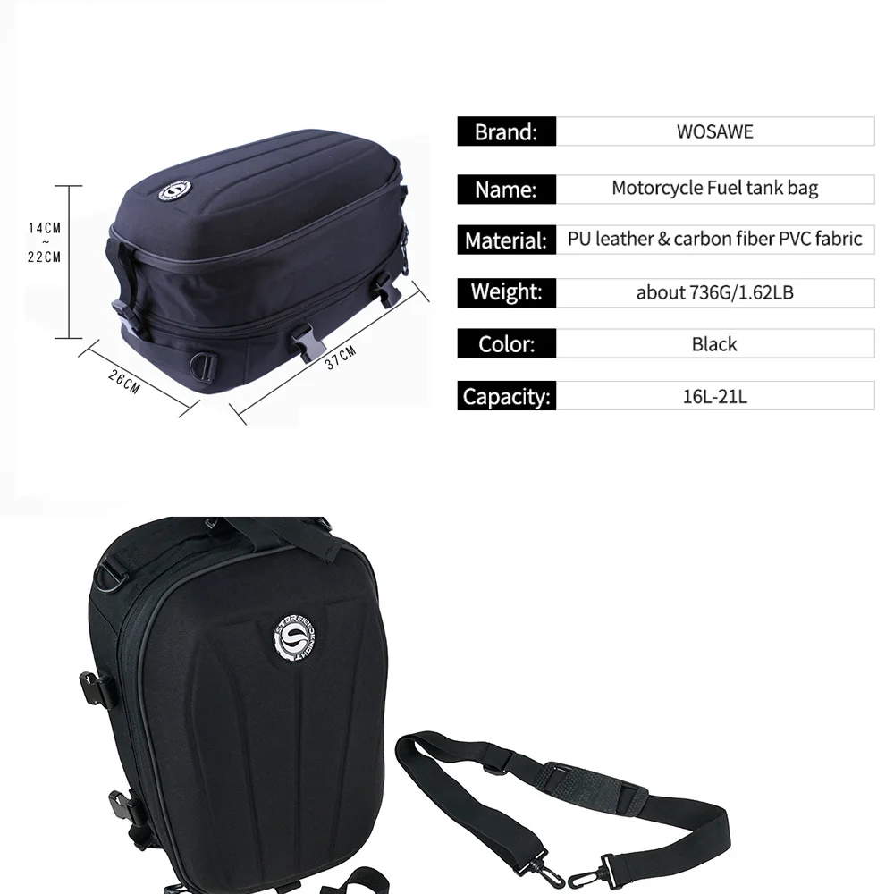 Многофункциональный бак мотоцикла сумка Водонепроницаемый заднего сиденья
