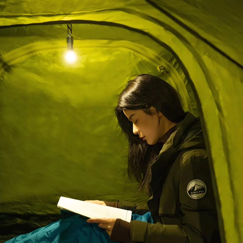 

Outdoor Ultralight Magnetic Suction Pocket Lamp Camping Lighting Mini Compact Lamp Highlights For Smart Home Use