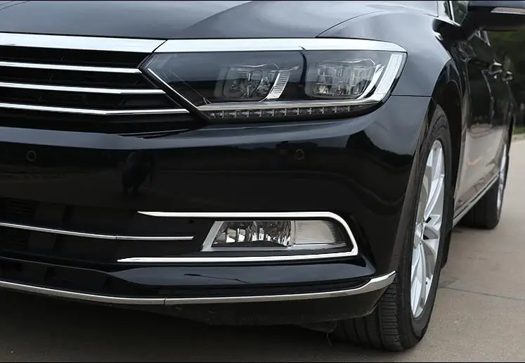 Подходит для 2017 2018 новый passat b8 передние противотуманные фары светильник полоска