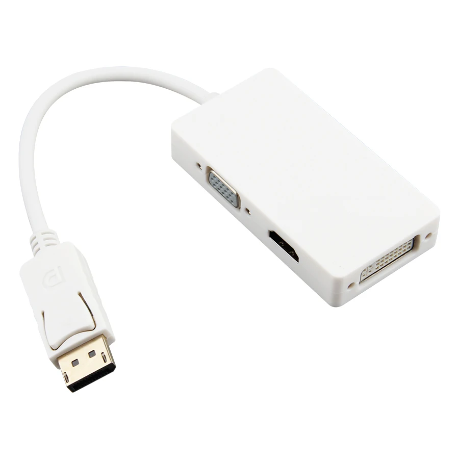 Адаптер для порта дисплея Thunderbolt Mini переходник с DP на HDMI совместимый DVI VGA Apple MacBook