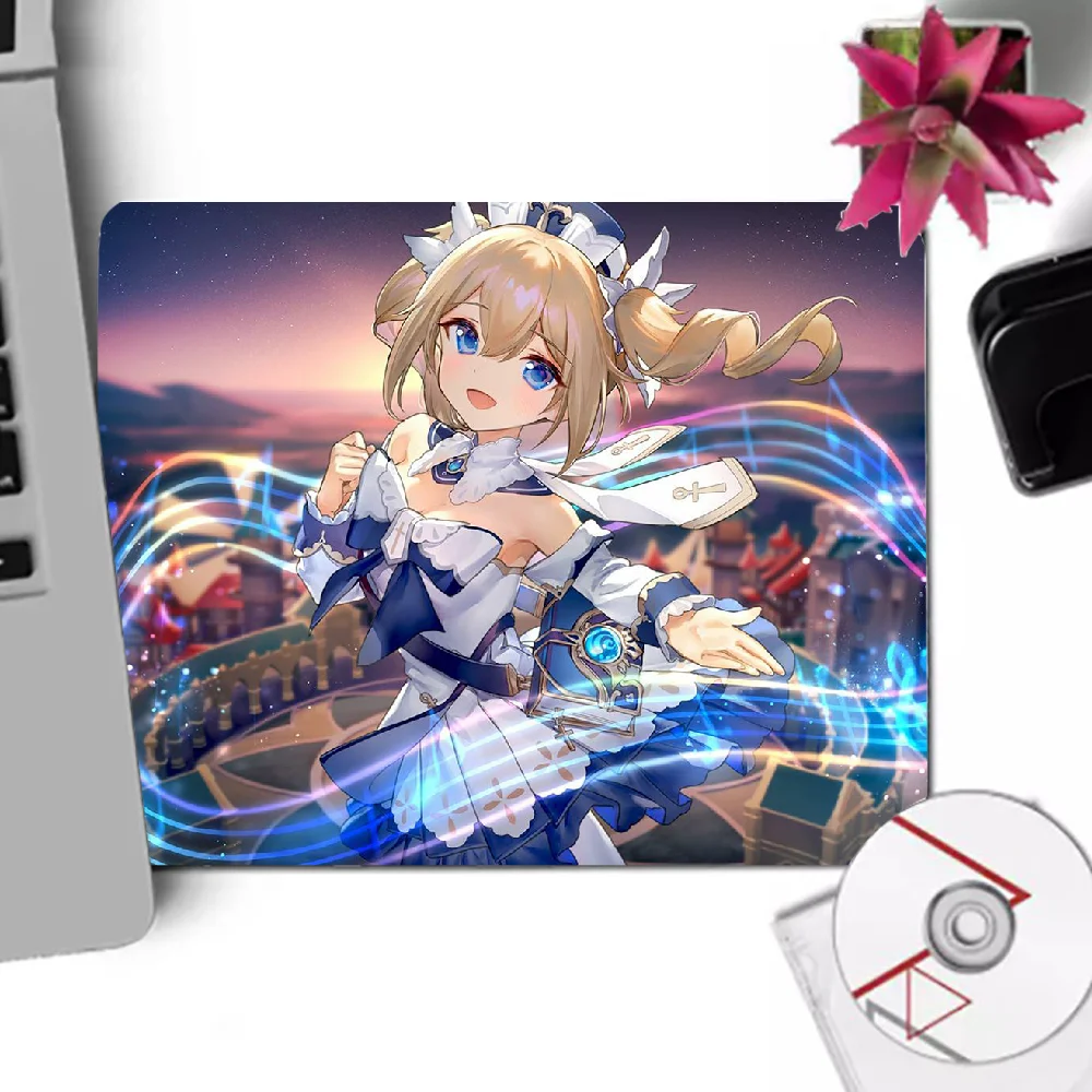 

Genshin Impact game Gaming Mouse Pad PC Mousepad Game Pad Cartoon Rubber Mouse Pad Office Keyboard Pad