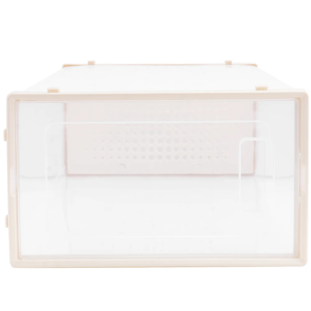 

1pc Household Shoes Storage Box Thickened Shoe Box Clamshell Design Shoe Box