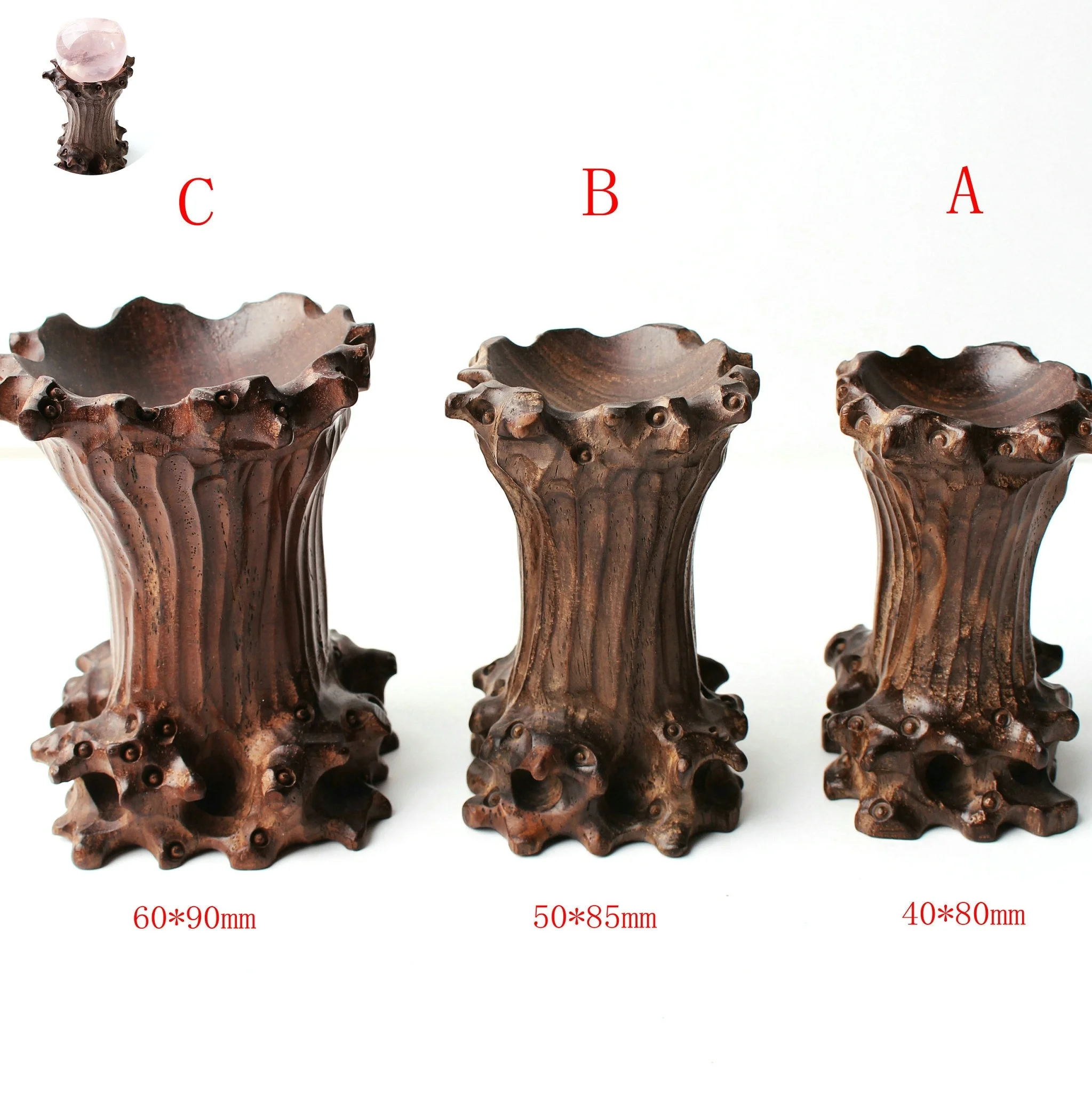1 шт. Хрустальная Сфера основание для шара подставка деревянное резьбовое