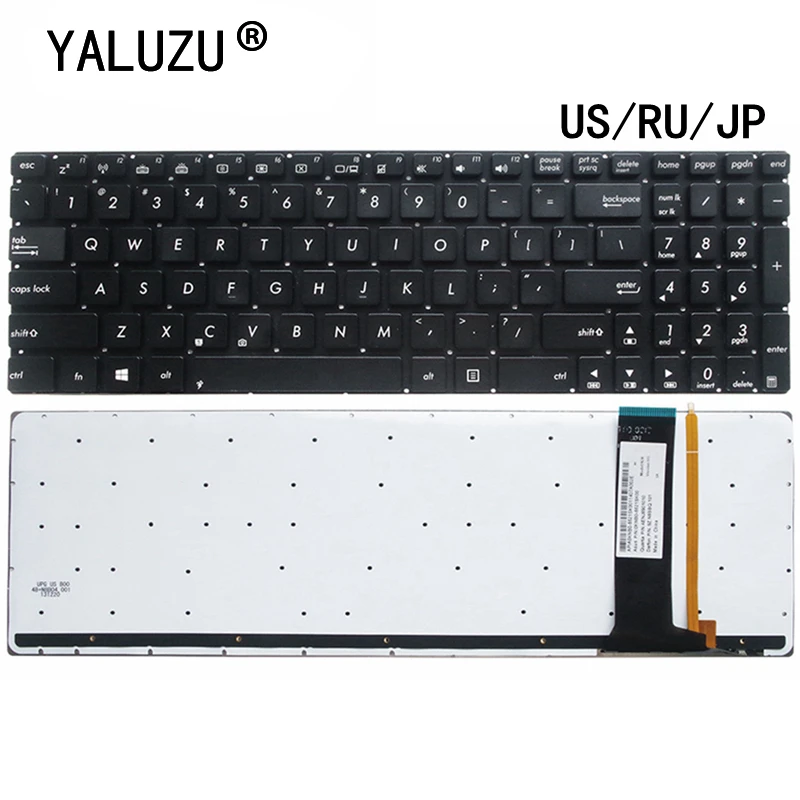 США/RU/JP клавиатура для ноутбука ASUS N56 N56V U500VZ N76 R500V R505 N550 N750 Q550 R501VZ R514JR R701VB с