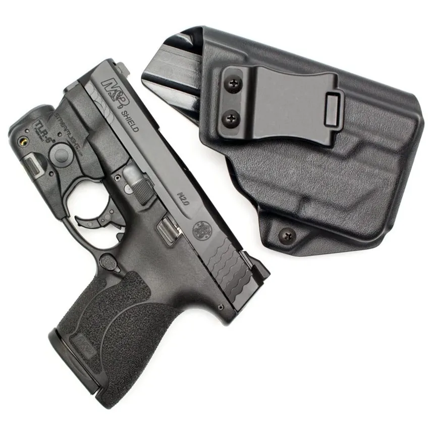 Углеродное волокно Kydex внутренний пояс кобура для Смит Wesson M P щит 9 мм встроенный