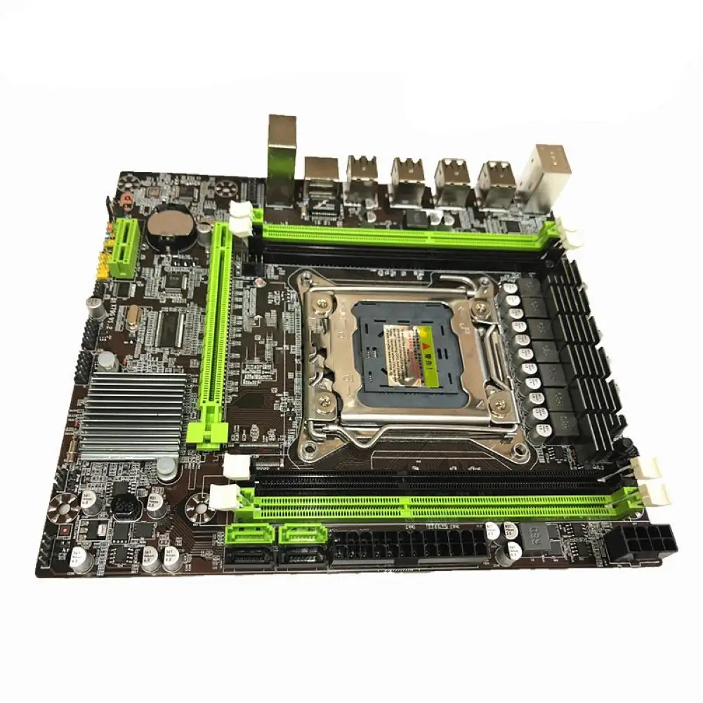 Материнская плата X79 LGA2011 ЦП DDR3 SATA 3 0 материнская для E5 2630 2650 2660v2 поддержка памяти