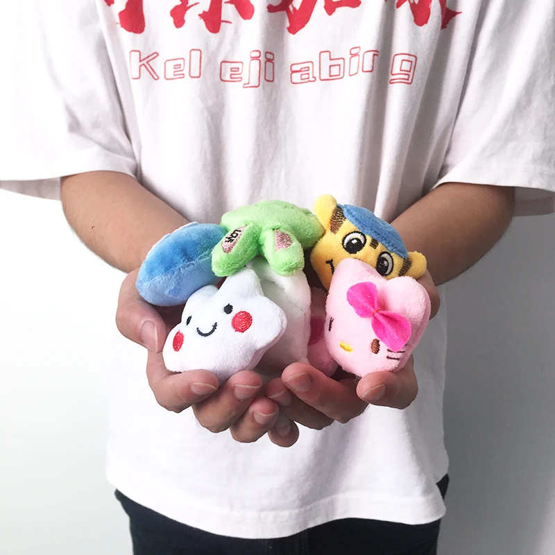 Плюшевые игрушки куклы кролики медведь и т. Д. маленькая мини-игрушка 6*4 см мягкая