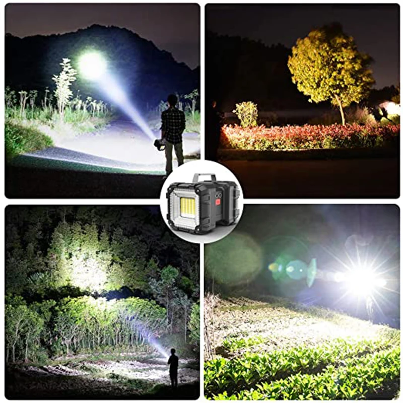 

Rechargeable Flashlight LED Spotlight Flashlight Ultra-long Standby Super Bright Flashlight Waterproof with USB Output M