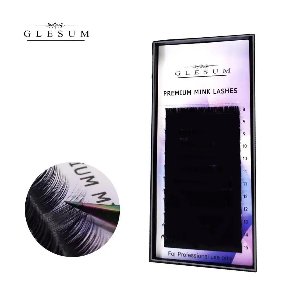 Накладные ресницы из норки черные матовые накладные для наращивания|Накладные