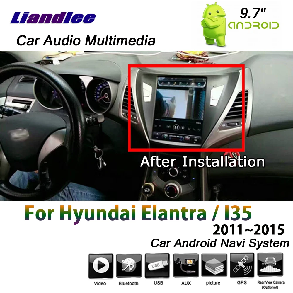 

Car Android For Hyundai Elantra/I35 2011 2012 2013 2014 2015 Radio Car Vertical HD Screen GPS Navigation Multimedia System