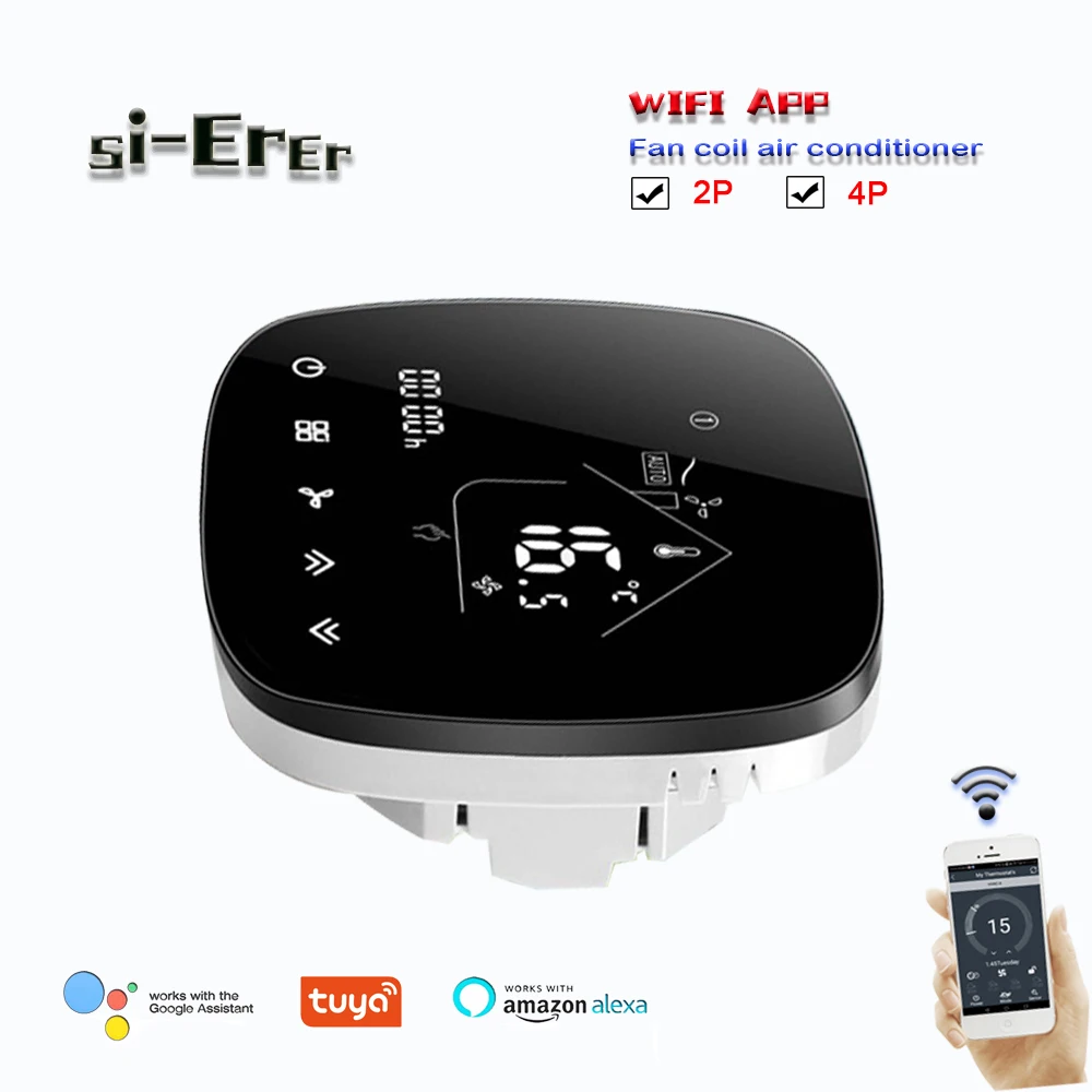 95-240VAC Tuya еженедельное Программирование wifi термостат для отопления и охлаждения