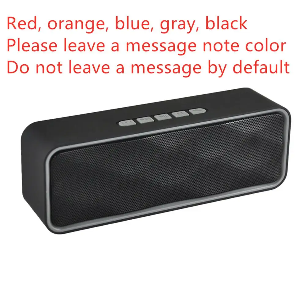 Bluetooth 4,0 портативный беспроводной динамик TF USB FM радио двойной Bluetooth динамик бас звук сабвуфер динамик s