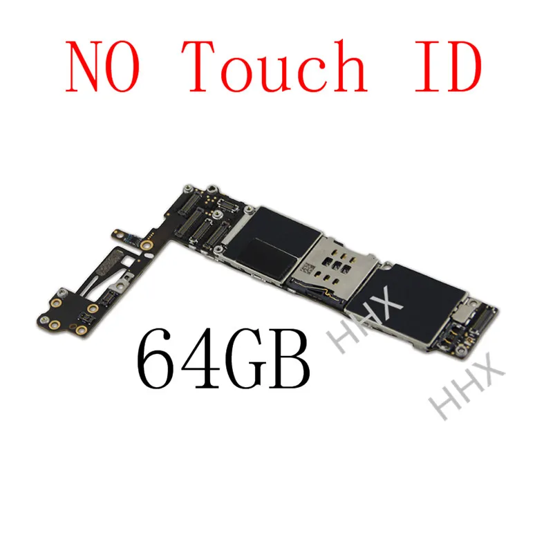 64GB-No Touch Оригинальная разблокированная материнская плата для iPhone 6 с/без touch ID, бесплатный iCloud для iPhone 6 материнская плата с системой IOS pan - Цвет: 64GB-No Touch
