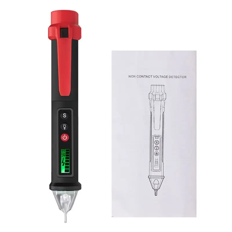 Digital Voltage Detector 12-1000V AC/DC Non-Contact Electric Test Pencil VC1010 Dropshipping | Инструменты