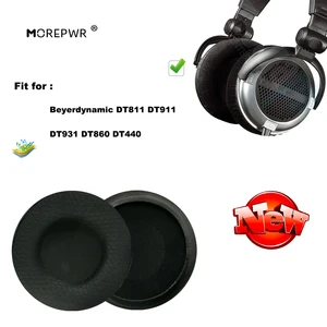 Morepwr New upgrade Replacement Ear Pads for Beyerdynamic DT811 DT911 DT931 DT860 DT440 Headset Parts Cushion Earmuff Headset