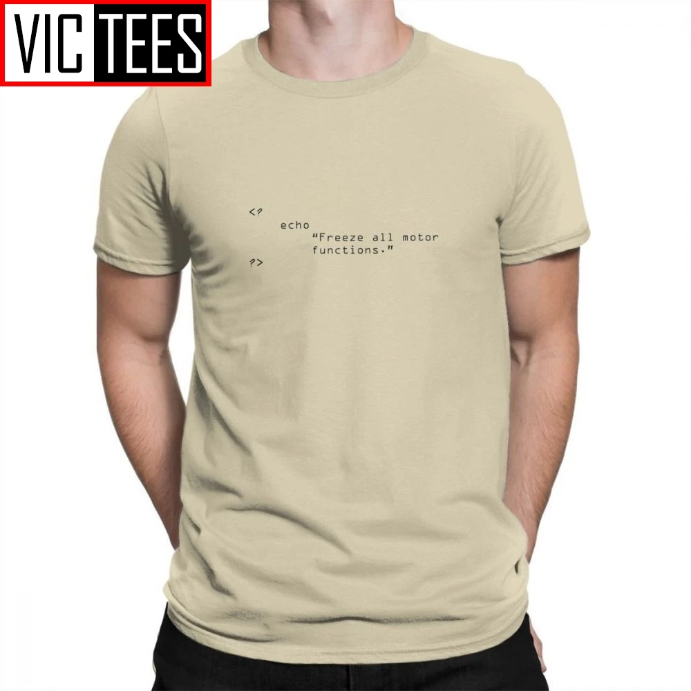 Westworld Freeze All Motor Functions 100% Cotton Round Neck Simple Men T Shirts Male Short-Sleeve T-Shirts Novelty Plus Size | Мужская