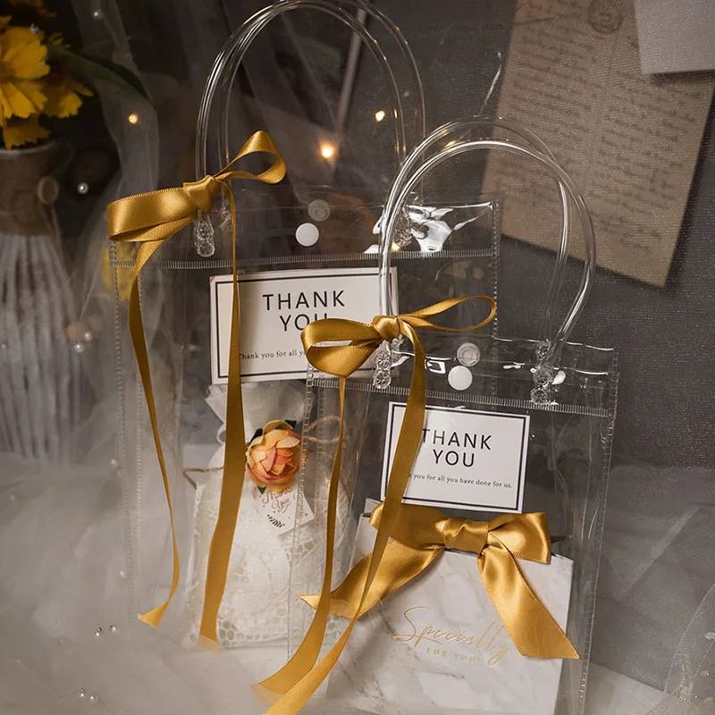 Прозрачные сумки для конфет 1 шт. подарочные пакеты детского душа упаковка