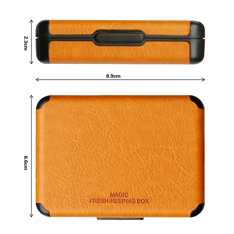 

New Electronic Cigarette Case 20 Sticks PU Cigarette Storage Box For Iqos Cigarette Case