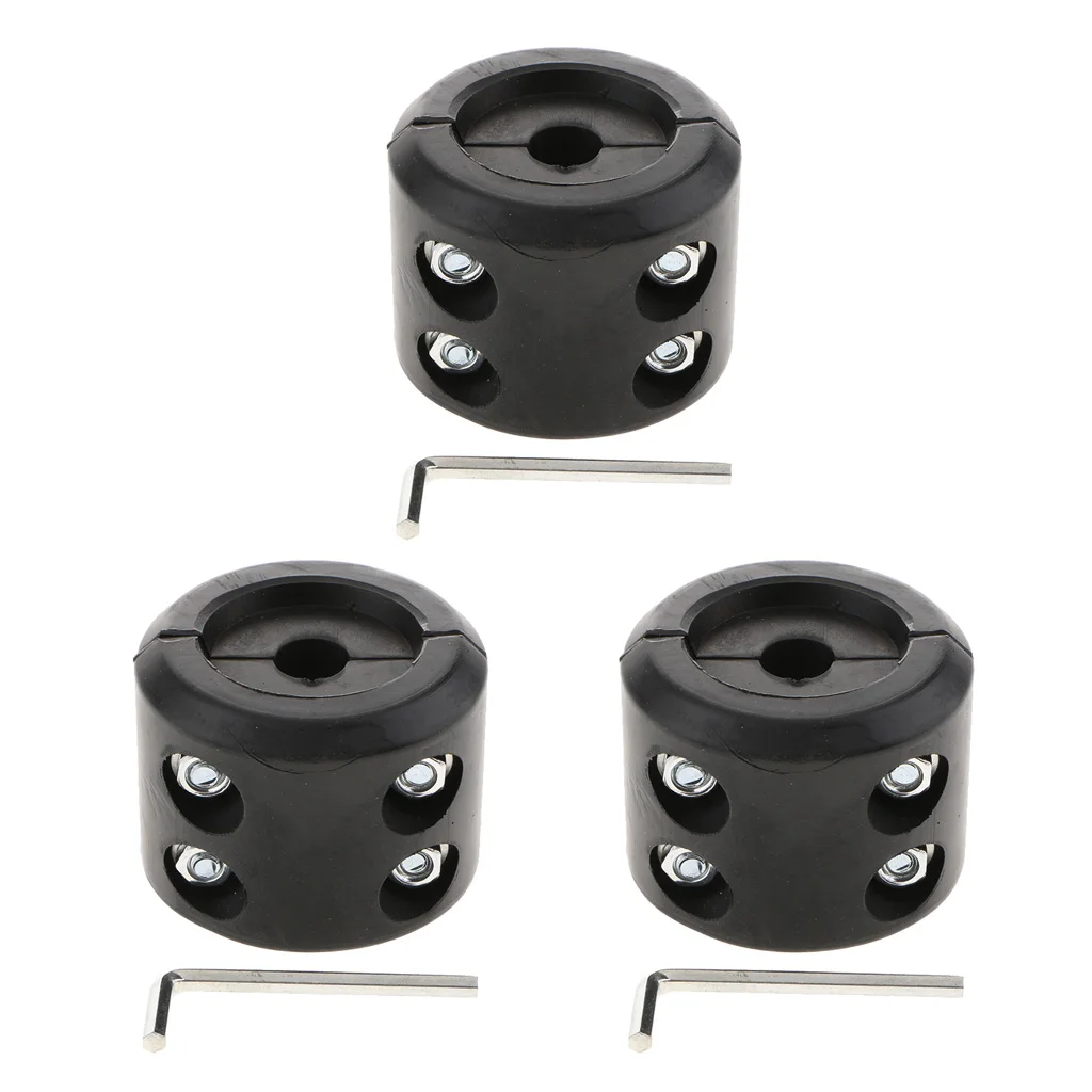 3X Black Winch Cable Hook Stopper Rubber Rope Line Saver for ATV UTV Vehicle 1/2 inches Opening Diameter Perfect Fit | Автомобили и