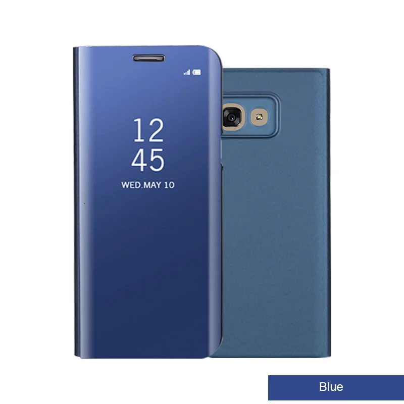Умный прозрачный зеркальный чехол для samsung Galaxy S9 S8 Plus S6 S7 Edge Note 8 для samsung A3 A5 A7 J3 J5 J7