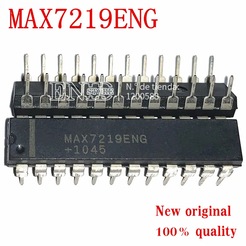 10 шт./лот MAX7219 MAX7219CNG MAX7219ENG DIP24|Интегральные схемы| |