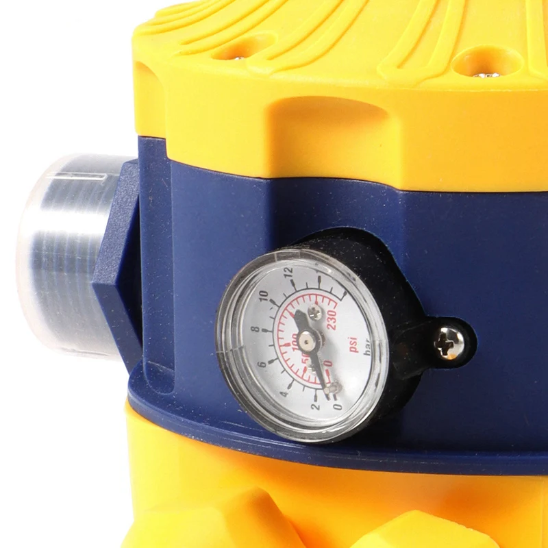 

Automatic Water Pump Pressure Switch Electric Controller with Gauge Home Accessories