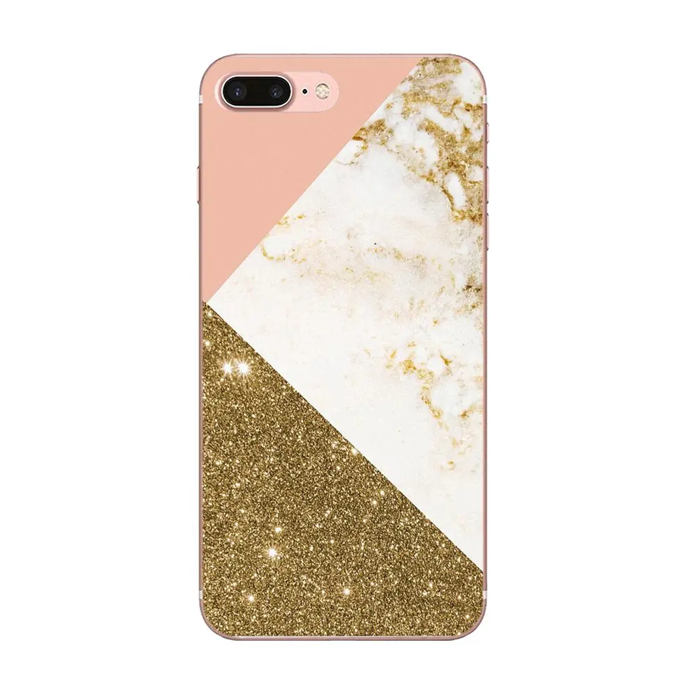 Black And Rose Gold Marble Split For Xiaomi Redmi mi10 lite Pro Note 9 PRO Max 9s Mi9 K30 K20 5G TPU Art Print Cover Case | Мобильные