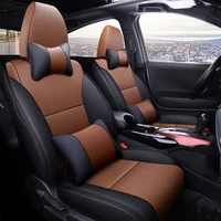 Luxury pu Leather Custom car seat cover for Honda XR-V 2015 2016 2017 2018 2019 SUV  auto accessories car sticks Seat Covers