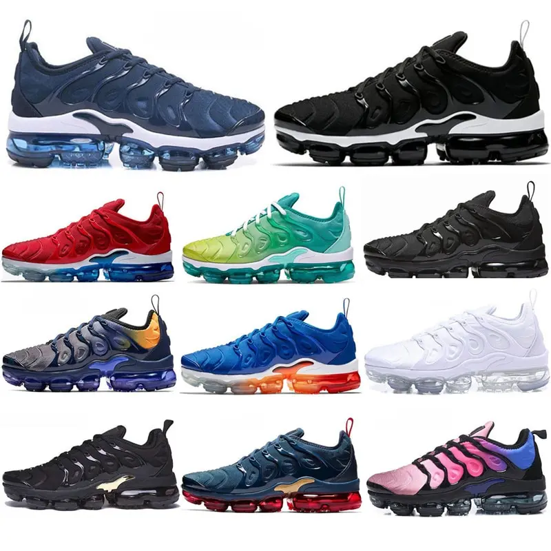 

New Tn Plus Running Shoes White Men Sneakers Triple Black Red Pink Sea Bumblebee Dir Dye Mint Orange Trainers sports