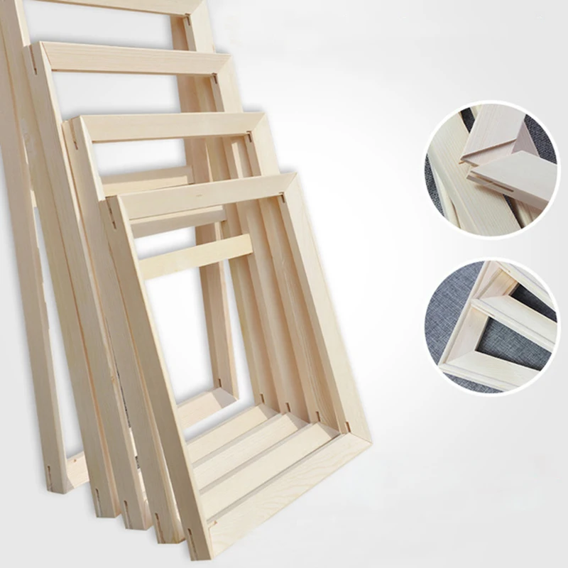 

Wood Frame For Canvas Oil Painting Factory Price Picture Nature DIY Frames For Diamond Painting Picture Wall Art Decor