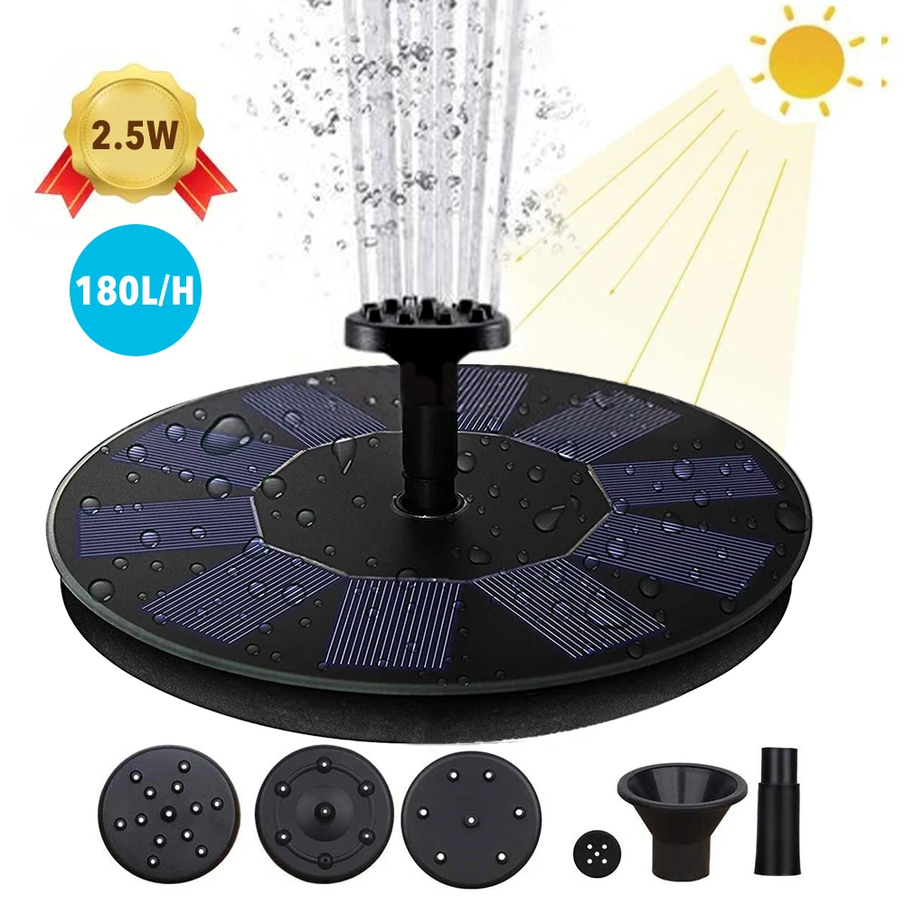 

Насос для фонтана на солнечной батарее, водонепроницаемая панель для водяного фонтана, комплект для наружного садового пруда, бассейна, сад...