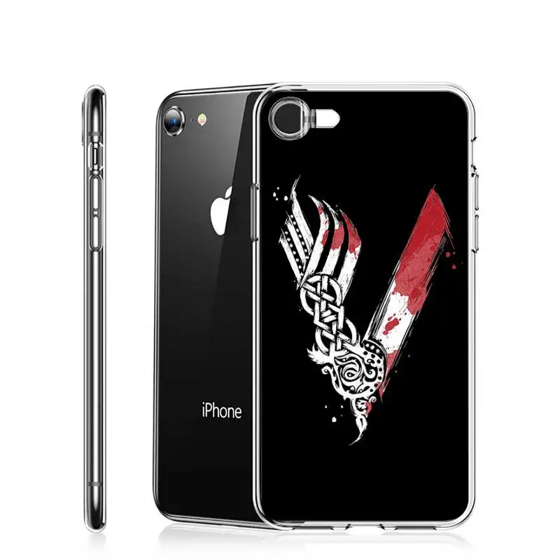 

TV vikings logo movie GAME Phone Case Transparent for iPhone Samsung A S 11 12 6 7 8 9 10 20 Pro X XS Max XR Plus lite