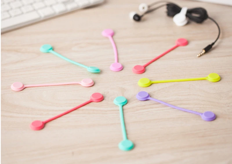 1 шт. силиконовая магнитная катушка для наушников и кабелей | Дом сад