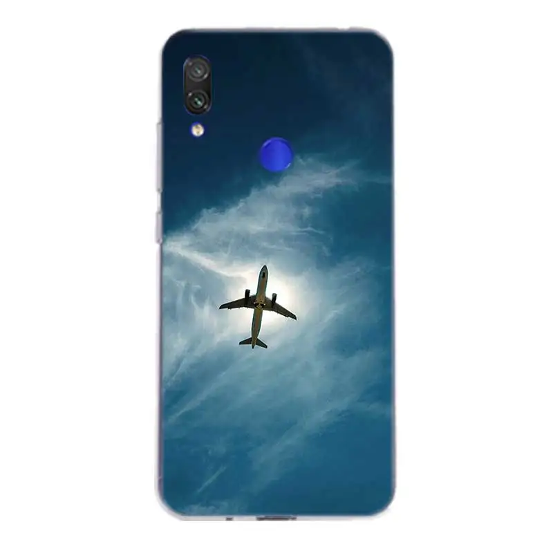 Самолет Сотовая связь силиконовый чехол для спортивной камеры Xiao mi Red Note 7 6 Pro 5 4 4X