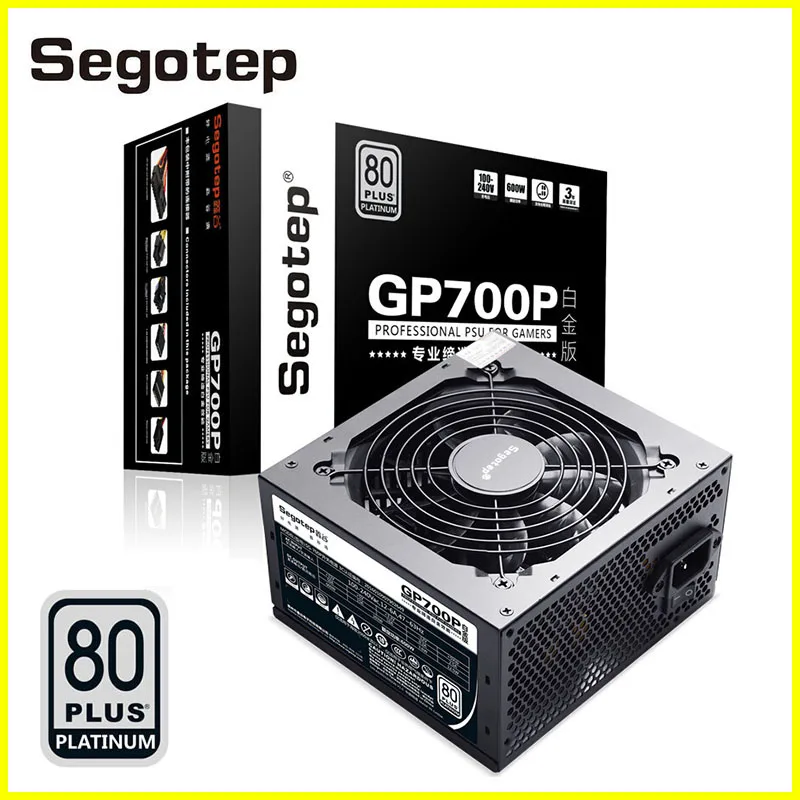 

Segotep PC Power Supply Rated 600W 80PLUS Non-modular 120mm Fan Gaming 24PIN 12V ATX Computer Fuente De Alimentacion