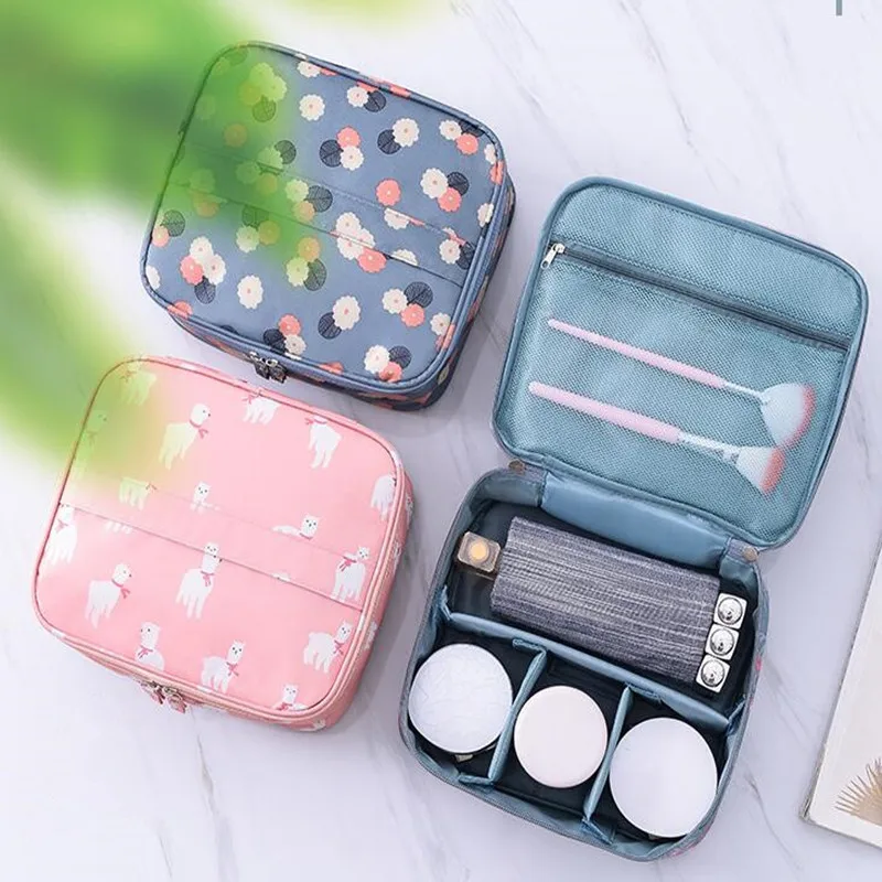 Вместительная дорожная косметичка водонепроницаемый портативный органайзер