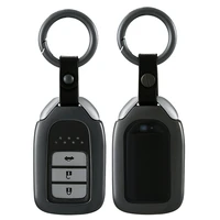 new 3d aluminum alloy car key case key cover case smart key shell for honda civic cr v accord xr v spirior 234 buttons