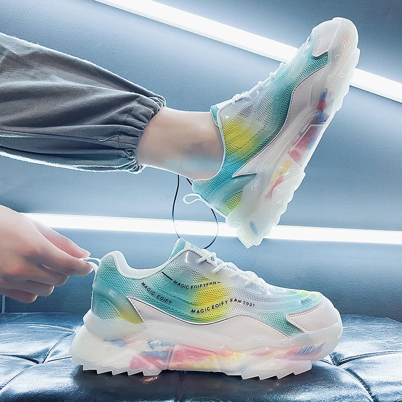 Мужские кроссовки удобная прогулочная светильник дышащая Спортивная обувь для