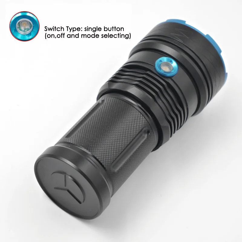 12pcx 365nm T6 УФ светодиодный фонарик 395nm фонарь черный свет 84 Вт ультрафиолетовая