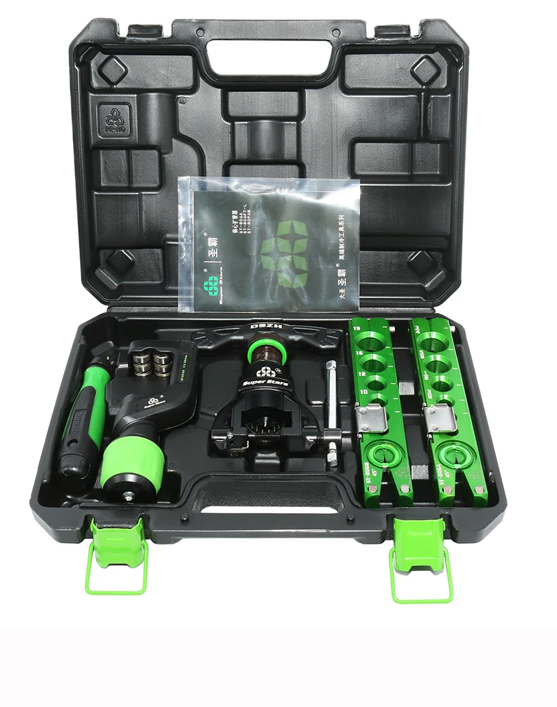 

ST-806FT 6-19 мм Профессиональный расширитель труб комплект ручное управление кондиционером Медь трубы Эксцентричный развёртки метрических