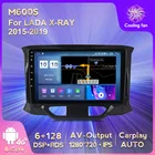 Автомагнитола на Android, мультимедийный проигрыватель, Android 11, 8 ядер, 1280X720, 6 ГБ + 128 ГБ, для LADA X-RAY 2015-2019