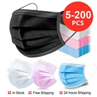 Маска одноразовая непромокаемая с 3-слойным фильтром, 2-200 шт.