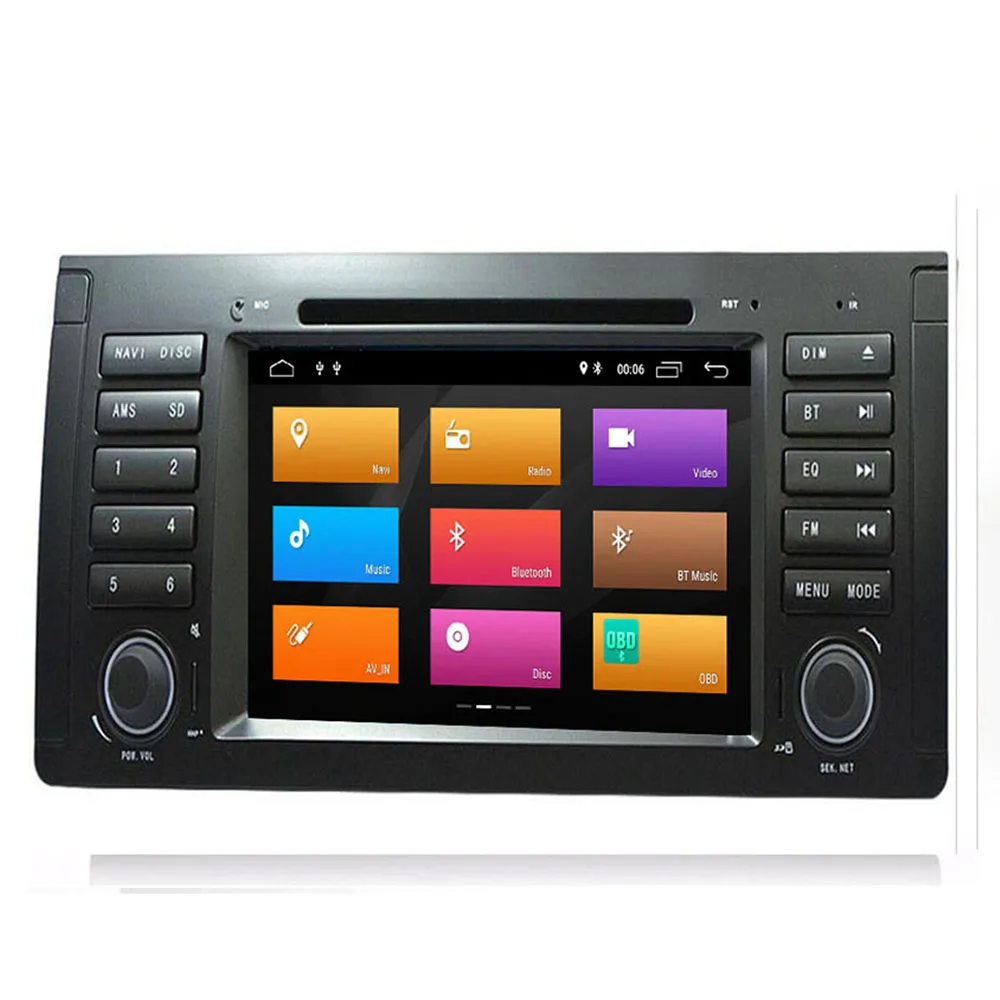 2Din авто радио Android10 px5 8 ядер для BMW 5 серии/X5 E53 E39 CANBUS Автомобильный мультимедийный